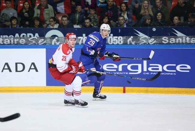 HOCKEY SUR GLACE - France v Danemark 2 2