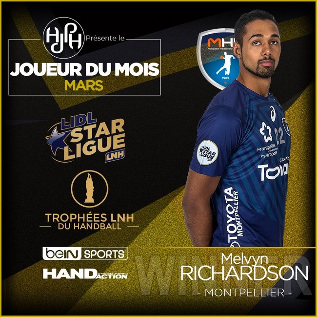 Joueurs du mois de mars - les vainqueurs 1