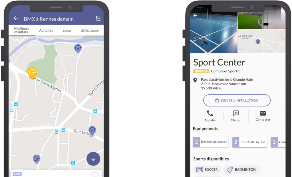 PRACTICE, l’application dédiée aux rencontres sportives 5