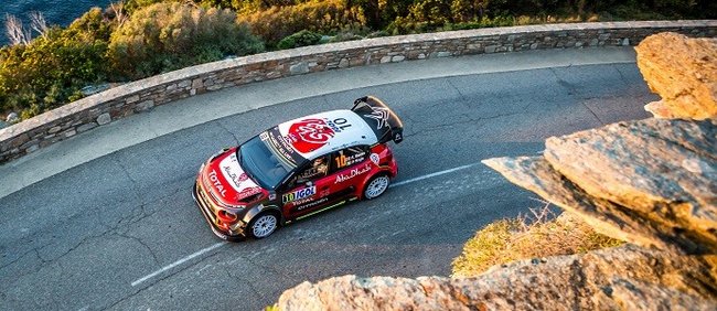TOUR DE CORSE ES9 - Meeke et Neuville au coude à coude !